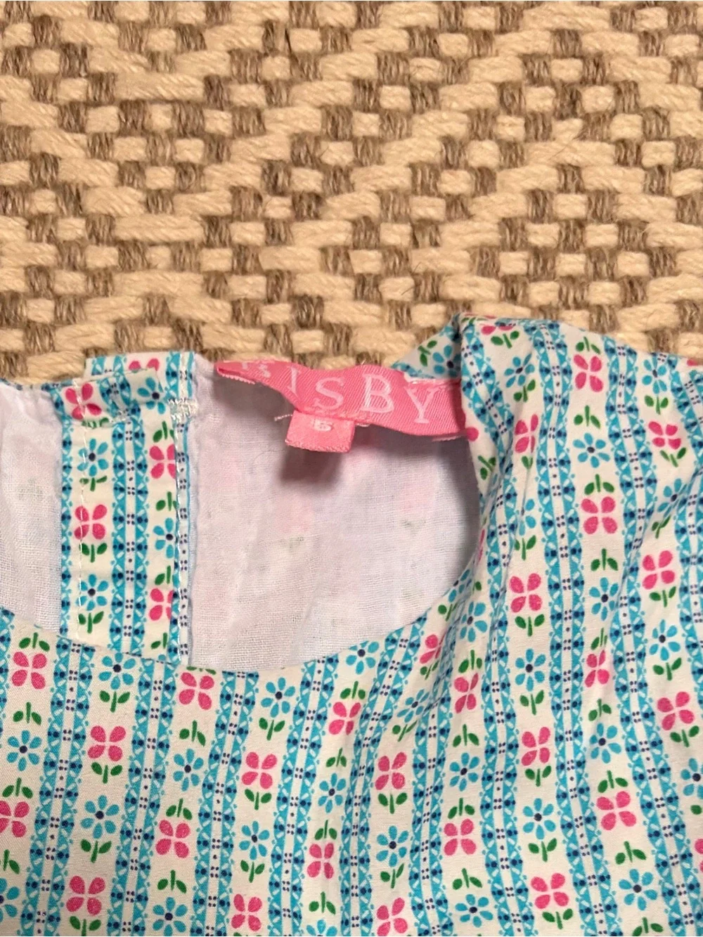 Bisby Kids Blue Charlotte Dress 5T